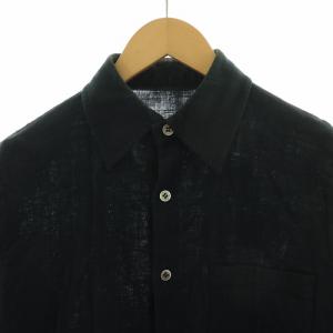 Y's ヨウジヤマモト シャツ 長袖 カットオフ 1 XS 黒 ブラック