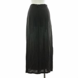 Y's ヨウジヤマモト フレアスカート ミモレ ロング 薄手 S 茶 ブラウン /NQ