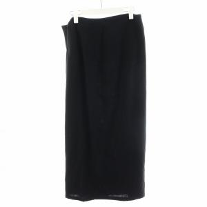 Y's ヨウジヤマモト タイトスカート ロング丈 ウール S 黒 ブラック /AN26