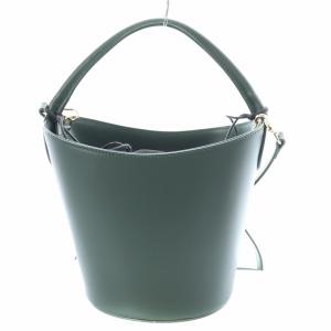 MARCO BIANCHINI 2WAY ハンドバッグ ワンハンドル ショルダーバッグ レザー 緑 グリーン /BB