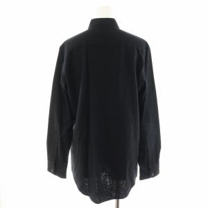 Y's ヨウジヤマモト シャツ ブラウス 長袖 シルク 絹 黒 ブラック /AN19