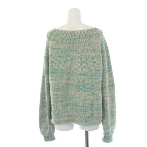 Ron Herman ニット セーター 長袖 XS 緑 グリーン ベージュ 2910800074