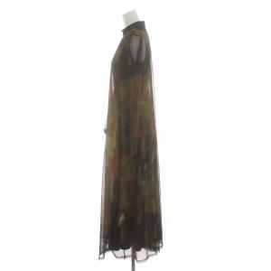Ameri VINTAGE 22AW UND GYPSUM ART DRESS
