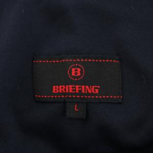 BRIEFING GOLF 3D LOGO BEST ベスト ジップアップ ロゴ ゴルフウェア L 紺 ネイビー BBG221M13