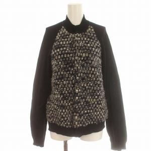 ヨウジヤマモト カーディガン ニット ウール 長袖 2 M 黒 ブラック