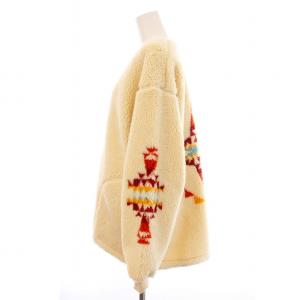 PENDLETON 22AW Boa Zip Vneck Cardigan ボアジップVネックカーディガン ジャケット ブルゾン ジップアップ