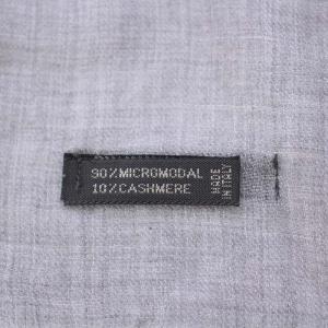 Faliero Sarti ストール マフラー フリンジ イタリア製 カシミヤ グレー