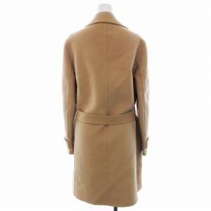 Salvatore Ferragamo チェスターコート ロング アンゴラ混 カシゴラ混 ベルト アウター I40 L キャメル