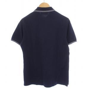 STONE ISLAND SLIM FIT ポロシャツ 半袖 ロゴ M 紺 ネイビー 101522S18 /BM