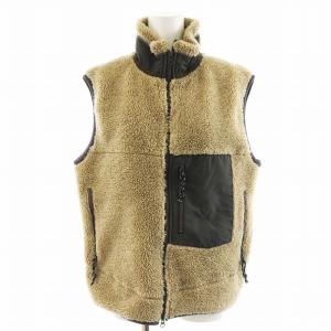 ボアベスト ジップアップ アウター ベージュ