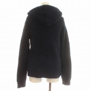 BAREFOOT DREAMS パーカー セットアップ ショートパンツ ボア ルームウェア M ネイビー 紺