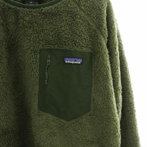 Patagonia Los Gatos Crew スウェット トレーナー フリース ボア ロゴ ワッペン 長袖 XL カーキ STY25895FA20