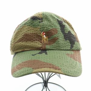 POLO RALPH LAUREN Seersucker Pony Baseball Cap シアサッカーポニーベースボールキャップ 野球帽 帽子 カモフラ 迷彩柄