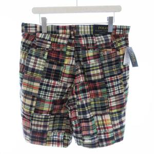 POLO RALPH LAUREN クラシックフィット CLASSIC FIT タグ付き ショートパンツ チェック W32 M マルチカラー