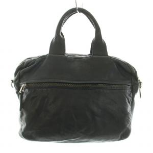 BALLY ハンドバッグ ビジネスバッグ レザー ロゴ型押し 黒 ブラック 赤 レッド ベージュ /YT