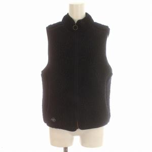 ボア ベスト 裏スウェット フリース 2 M ネイビー 紺 /G