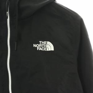 THE NORTH FACE ホワイトレーベル アノラックパーカー ジャケット ブルゾン プルオーバー ハーフジップ ロゴ刺繍 S 黒 ブラック