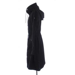 MONCLER MALACHITE GIUBBOTTO フーテッドロングコート 1 ブラック
