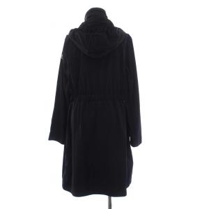 MONCLER MALACHITE GIUBBOTTO フーテッドロングコート 1 ブラック