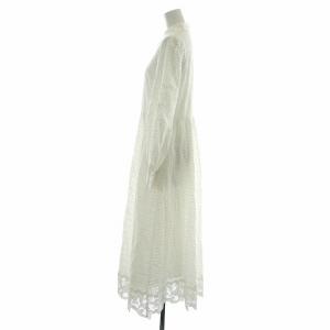 ANAYI 24SS エンブロイダリーシャツワンピース 38 ホワイト