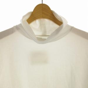 UNITED ARROWS ガスコットン ショートタートルネック Tシャツ カットソー プルオーバー 半袖 S 白 ホワイト 11172412751
