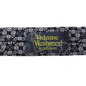 Vivienne Westwood ネクタイ オーブ柄 シルク ブラック