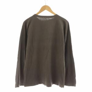 45rpm Tシャツ カットソー ロンT 長袖 3 L 茶 ブラウン