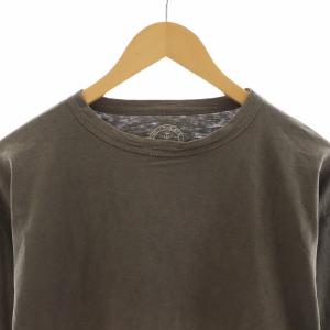 45rpm Tシャツ カットソー ロンT 長袖 3 L 茶 ブラウン