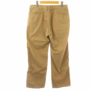 45rpm パンツ チノパン ロゴ 刺繍 サイドライン 32 L ベージュ /XK