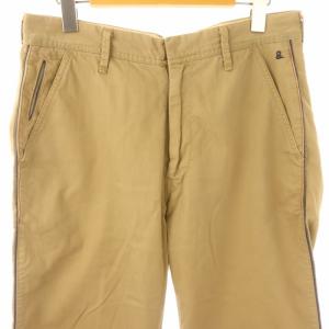 45rpm パンツ チノパン ロゴ 刺繍 サイドライン 30 M ベージュ