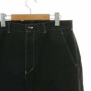 COMME des GARCONS HOMME AD2002 チノパンツ ジップフライ S 黒 ブラック