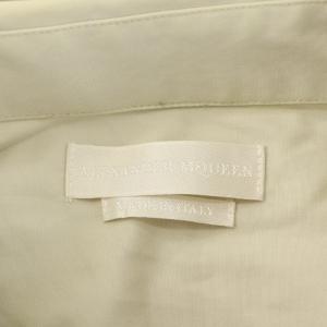 Alexander McQueen シャツ 長袖 メッシュ コットン ベージュ /AN32