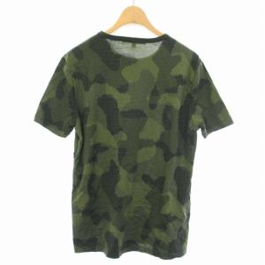 GUCCI Tシャツ カットソー 半袖 カモフラ 迷彩柄 コットン XS カーキ 256052
