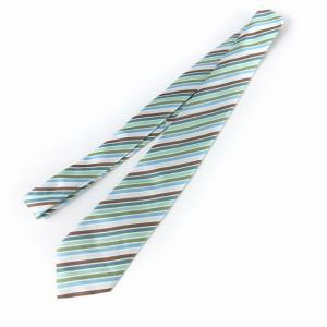 ARMANI COLLEZIONI ネクタイ レギュラータイ レジメンタルストライプ 絹 シルク イタリア製 マルチカラー