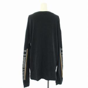 Deuxieme Classe 23AW Tシャツ カットソー ロンT ヴィンテージ加工 ロゴ プリント 長袖 チャコールグレー 23070500704130