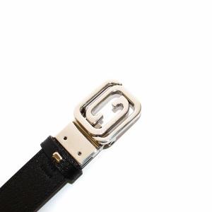 GUCCI GG柄 スクエア インターロッキングG バックル ベルト リバーシブル 95 38 ブラック