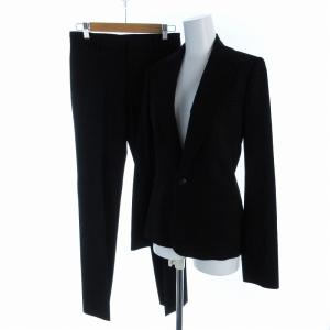 RALPH LAUREN セットアップ 上下 2点セット パンツ シングルスーツ フォーマル 7 L 黒 ブラック