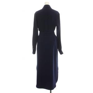 POLO RALPH LAUREN シャツ ワンピース ロング 長袖 2 M 紺 ネイビー