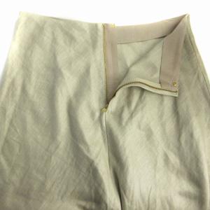 Deuxieme Classe アササルファーゾメスカート マキシ ロング 麻 リネン 36 S ベージュ 20060500708010