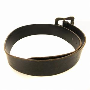 RALPH LAUREN ベルト 金具バックル  レザー 黒 ブラック