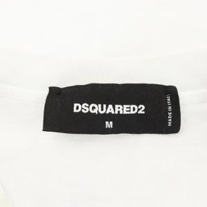 DSQUARED2 22AW SMILING MAPLE T-SHIRT Tシャツ カットソー 半袖 ロゴ M 白 ホワイト