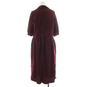 COMME des GARCONS フレアワンピース S ボルドー