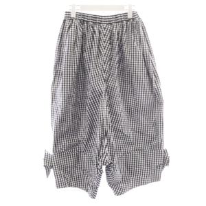 COMME des GARCONS 23SS Gingham Check Bow Pant XS