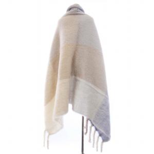 CELINE フィービー期 ショール グレー ベージュ 2 4P41/387B