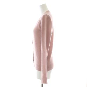 MARNI ニットカーディガン 長袖 Vネック 薄手 カシミヤ 38 S ピンク
