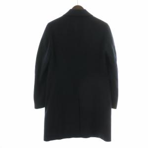 SHIPS ウールカシミヤチェスターコート ロング シングル S 紺 ネイビー 114160047 /NW20