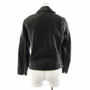 beautiful people ライダースジャケット ダブル ラムレザー 羊革 アウター 150 M 黒 ブラック