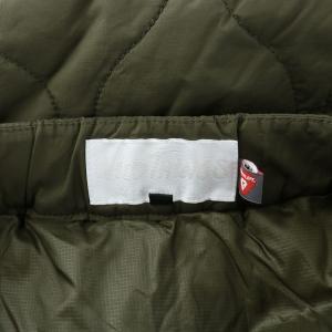 WILDTHINGS プリマロフトキルティングイージースカート クライミング ミモレ ロング ベルト 中綿 ナイロン M カーキ WTW21211SK