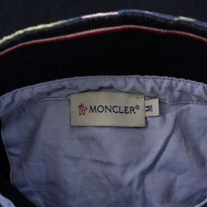 MONCLER MAGLIA POLO MANICA CORTA ポロシャツ 半袖 レギュラーカラー 鹿の子 ロゴ 刺繍