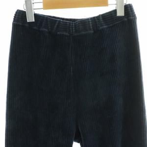 IENA タグ付き 21AW コーデュロイジャージパンツ イージー スリット 40 L 紺 ネイビー 21030900052030